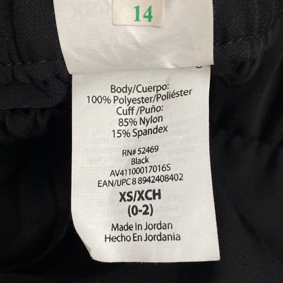 Avia Womens Size XS (0-2) Black Joggers Athletic Pants Gym Flattering‎ - Picture 9 of 9